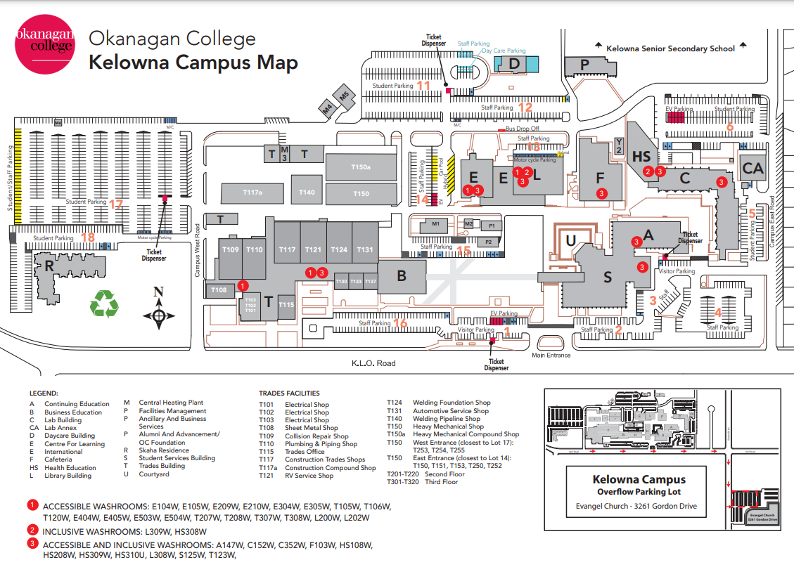 แคนาดา , Okanagan college , Canada , ปริญญาตรี , ประกาศนียบัตร